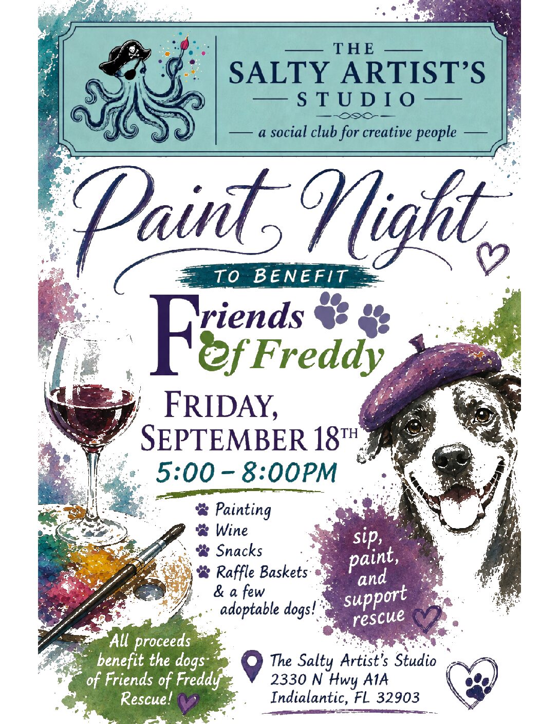 $10 Donation 🐾 FRIENDS OF FREDDY RESCUE NIGHT