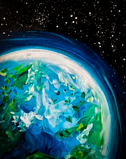 1pm - 3pm Sat. Glowing Earth! Sat. Kids Creative Workshop